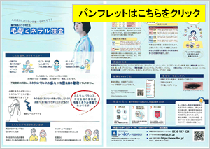 毛髪ミネラル検査パンフレット