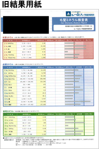 毛髪ミネラル検査パンフレット