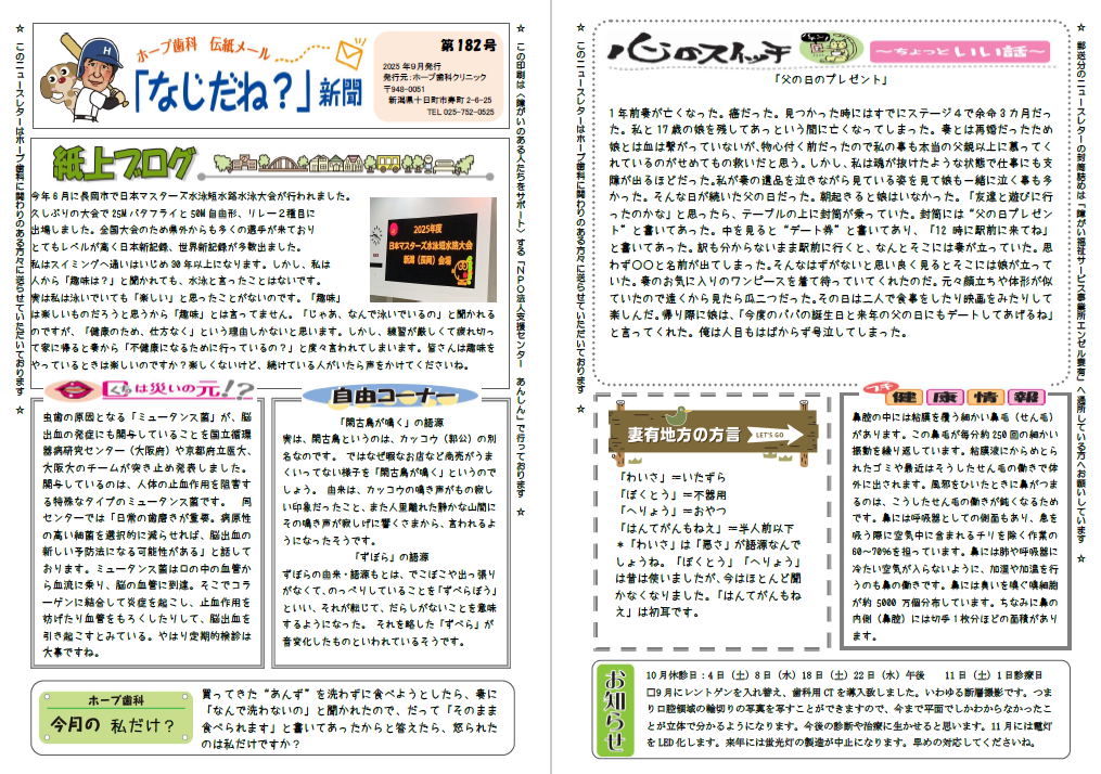 なじだね新聞