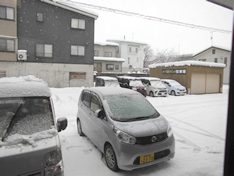 十日町市内の雪